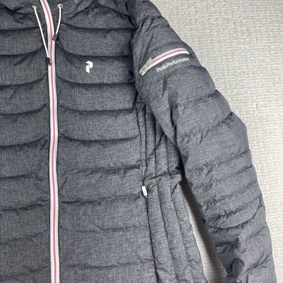 Peak Performance W BLACKB J Women Down Skiing Jacket Blue Padded size S UK8 - Picture 6 of 16